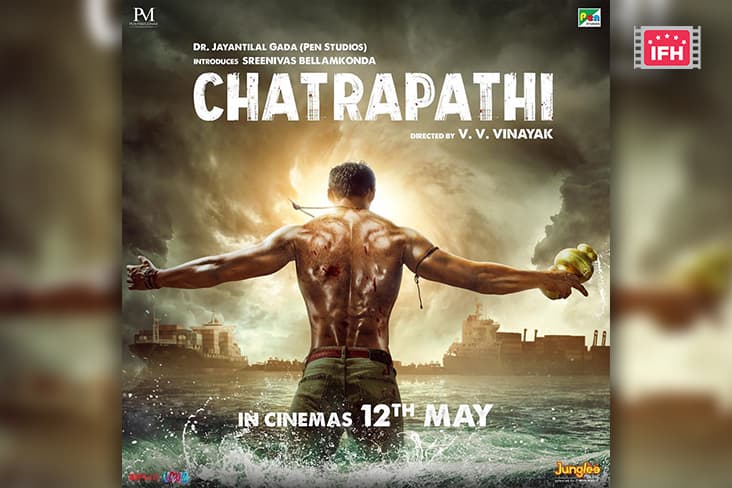 The Remake Of Prabhas' Film 'Chatrapathi' Will Mark The Entry Of South's Sreenivas Bellamkonda In Hindi Cinema, First Poster Released.