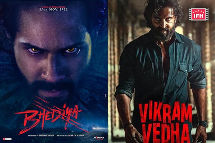 The Teaser Of Varun Dhawan-Starrer Bhediya Will Be Attached With The Print Of Hrithik Roshan-Starrer Vikram Vedha