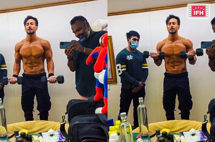 Tiger Shroff Pumps It Up In The Gym For ‘Heropanti 2’