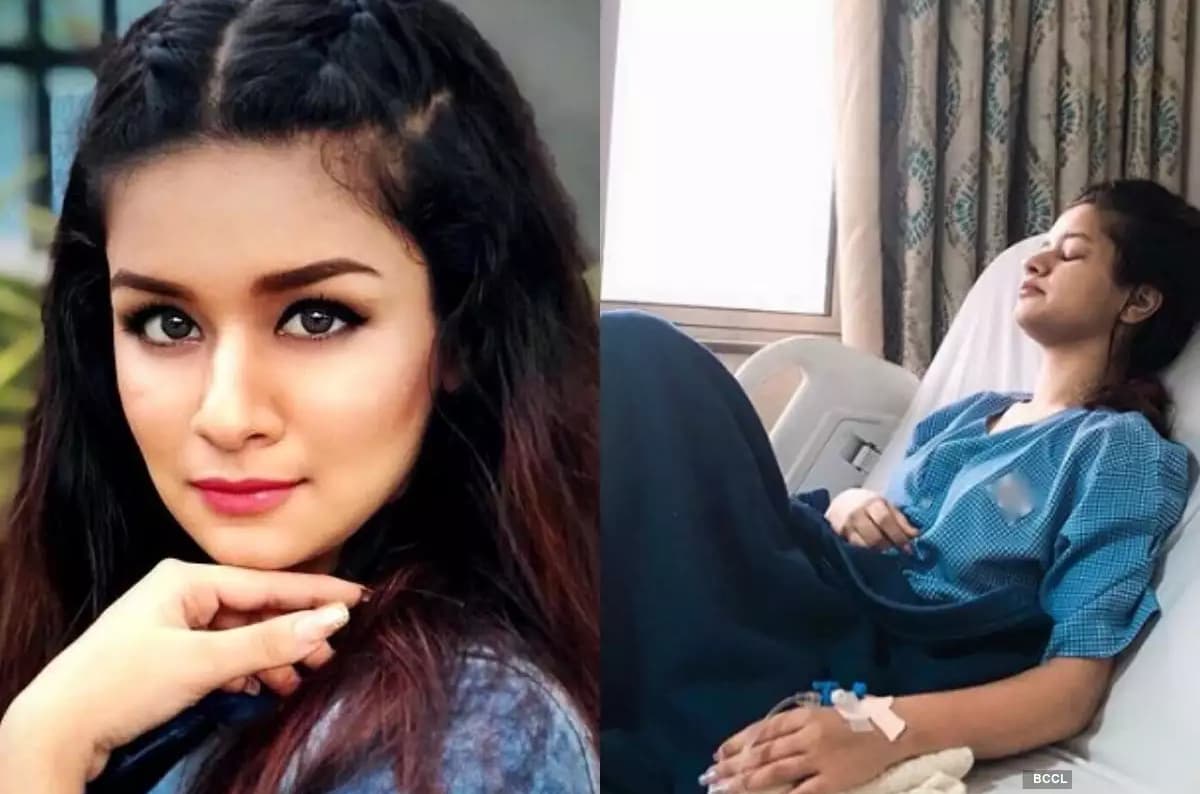 TV actress Avneet Kaur suffers injury during an action sequence