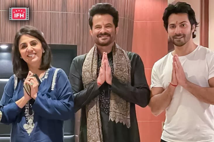 Varun Dhawan And Anil Kapoor Shoot For A Massive Party Song For Jug Jugg Jeeyo