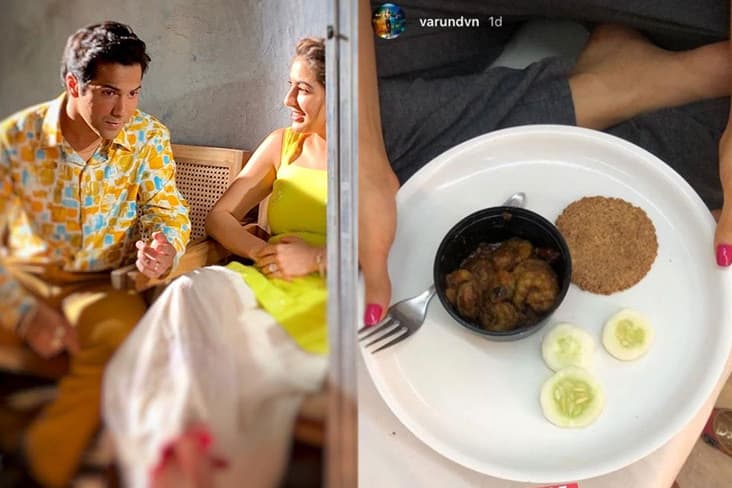 Varun Dhawan Takes A Picture Of Sara Ali Khan’s Lunch
