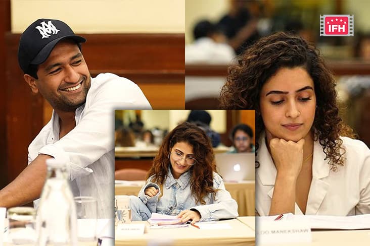 Vicky Kaushal Begins Sam Bahadur Script Reading Session, Shares Glimpse With Leading Ladies Fatima Sana Shaikh And Sanya Malhotra