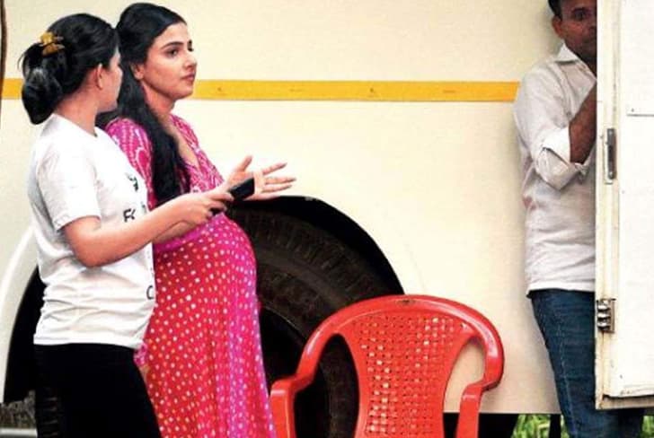 Vidya Balan Dons A Pregnant Look For 'Shakuntala Devi'