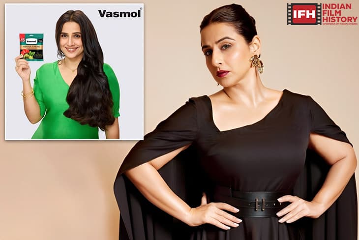 Vidya Balan Named Brand Ambassador For Vasmol’s New Henna Creme Hair Colour