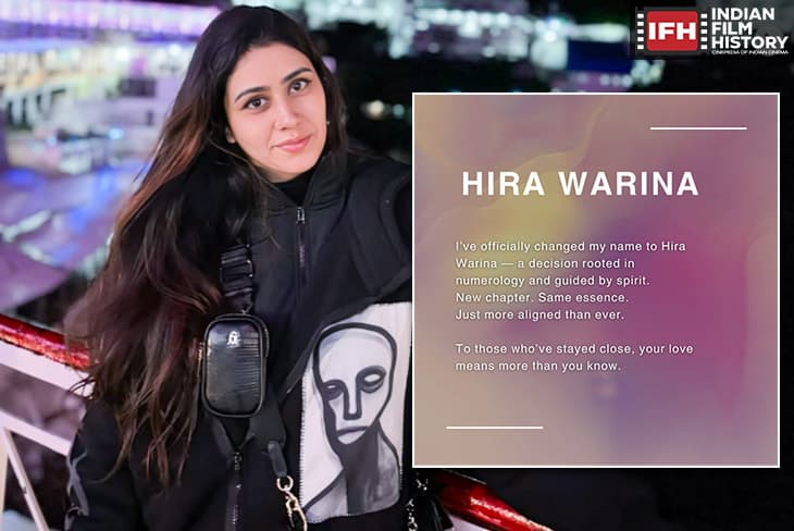 Warina Hussain Changes Her Name To Hira Warina With A Spiritual Twist