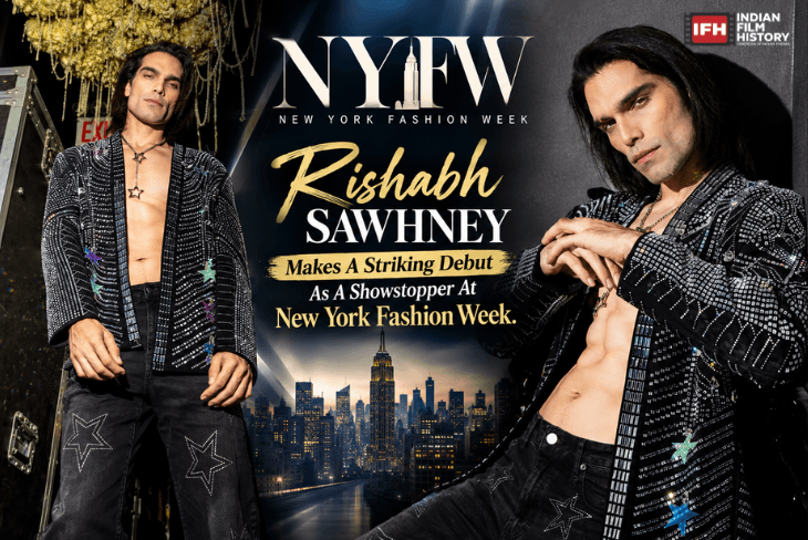 Rishabh Sawhney Makes A Striking Debut As A Showstopper At New York Fashion Week