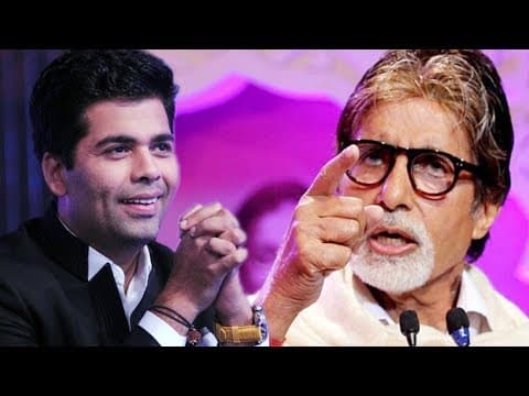 Karan Johar Apologizes For Commenting On Amitabh Bachchan On Twitter