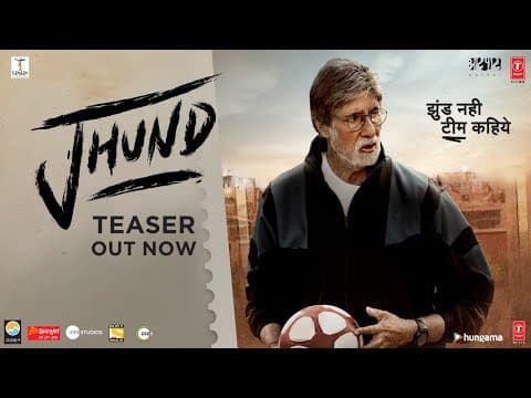 Amitabh Bachchan And His Squad Of Football Players Is Here In The Teaser Of ‘Jhund’