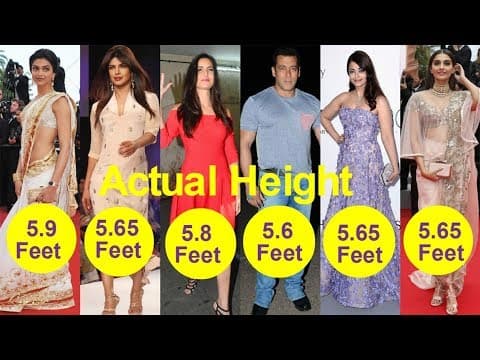 Check Out The Actual Height Of Salman Khan Co-Stars | IFH