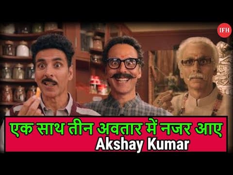 Akshay Kumar Shares A Picture Of Three Role