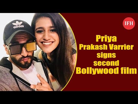 Priya Prakash Varrier Signs Second Bollywood Film
