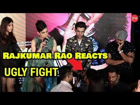 Rajkumar Rao Reacts On Kangana's Ugly Fight With Media | Indian Film History