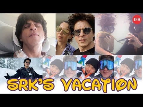 Shahrukh Khan Is On Vacation With Family | Indian Film History