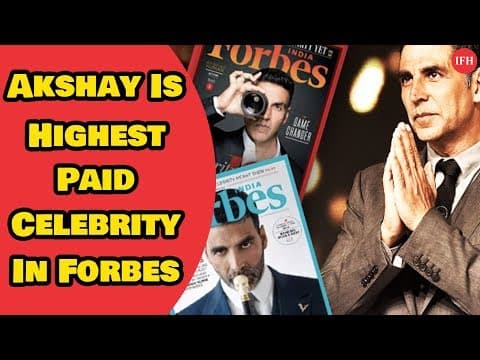 Akshay Kumar Is The Only Highest Paid Indian Celebrity In Forbes 2019