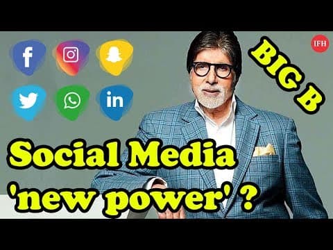 BIG B Calls Social Media 'new Power'