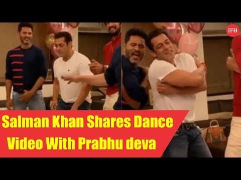Salman Khan Shares Dance Video With Prabhu Deva | Indian Film History