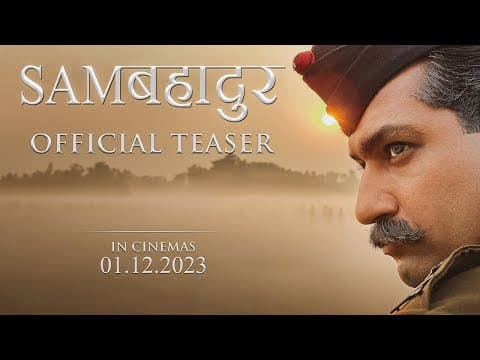 Teaser Of Epic War Drama “Sam Bahadur” Is Out!! Vicky Kaushal Transformation Looks Excellent
