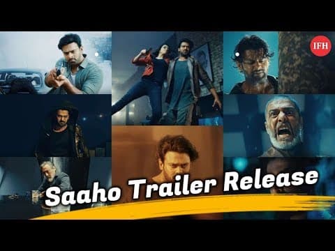Prabhas New Movie Saaho Trailer Release | Indian Film History