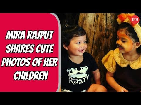 Mira Rajput Shares Cute Photos of Her Children | IFH