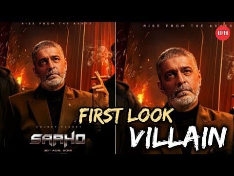 Chunky Pandey Shared His First Look From Saaho | India
