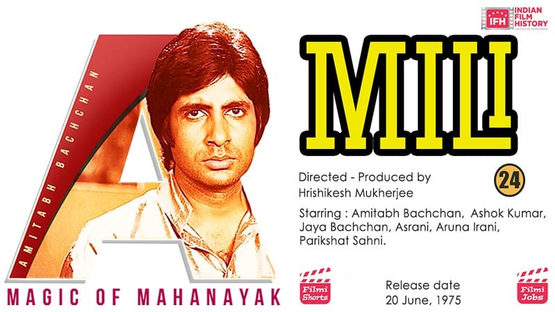 Amitabh Bachchan Inspiring Love Story of Mili and Shekhar in Hrishikesh Mukherjee's Romantic Drama