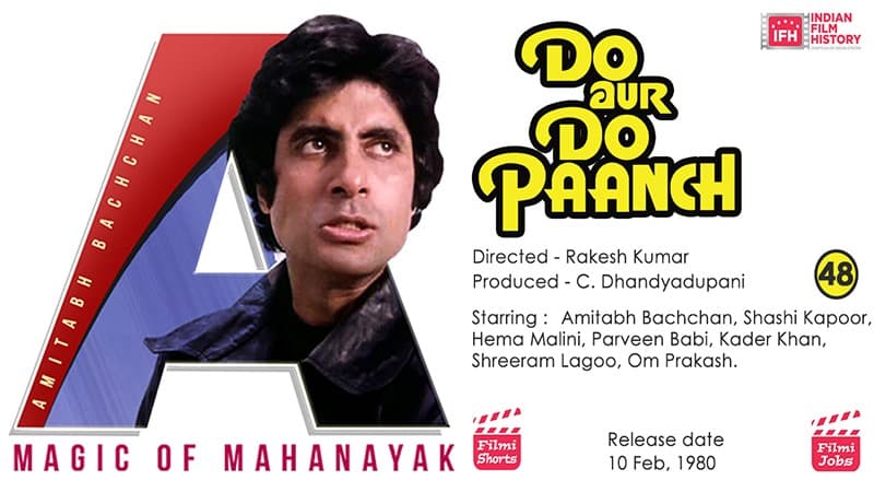 Do Aur Do Paanch Full Packed Action Film Featuring Amitabh Bachchan And Shashi Kapoor