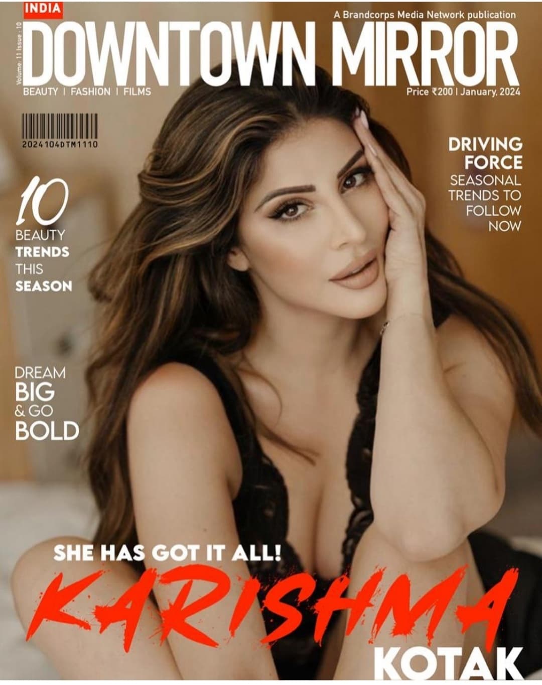 DOWNTOWN MIRROR Magazine Cover January 2024 — Magazine Covers