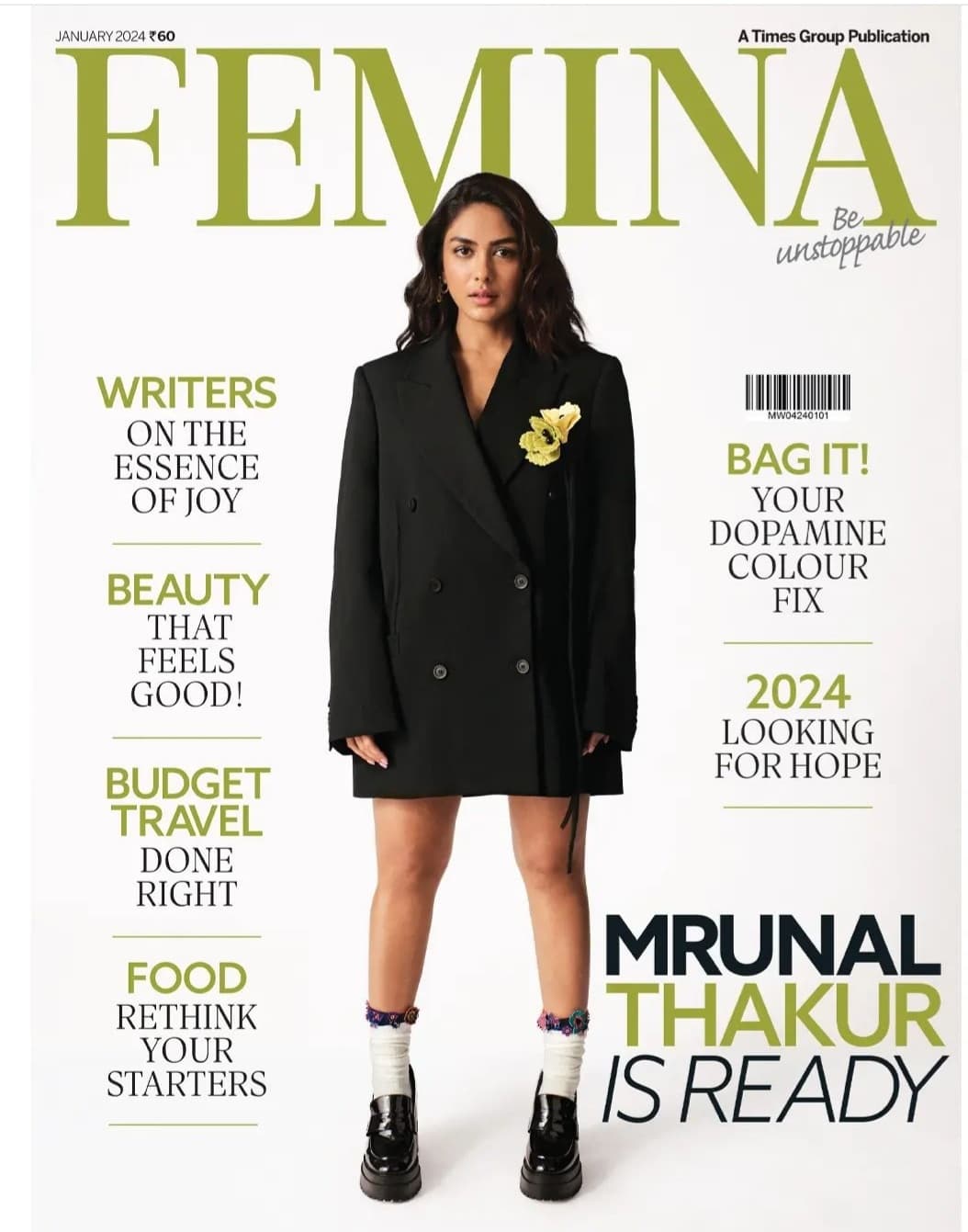 Femina India Magazine Cover January 2024