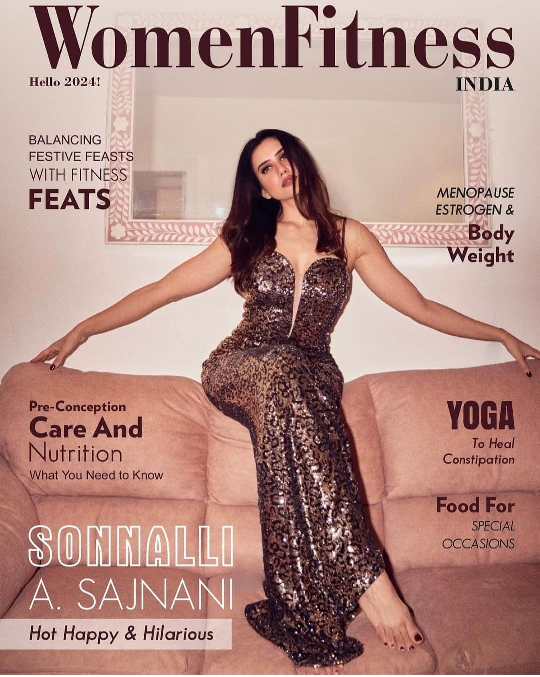 Women Fitness India Magazine Cover January 2024 — Magazine Covers