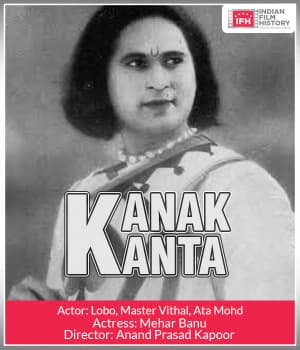 Kanak Kanta (1928) poster