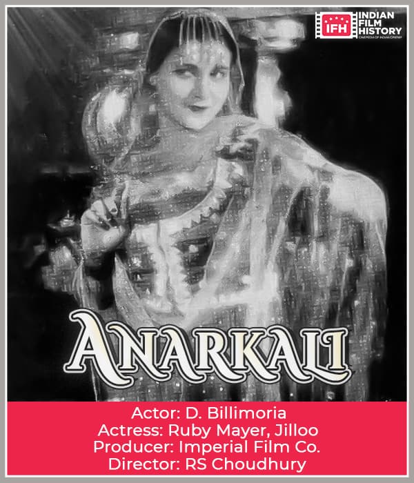 Anarkali (1928) poster