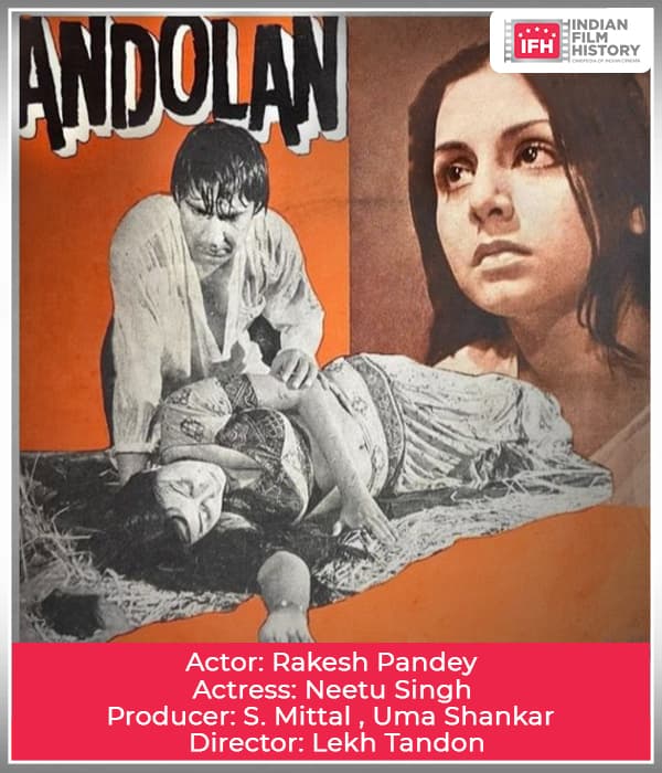 Andolan (1977) movie poster