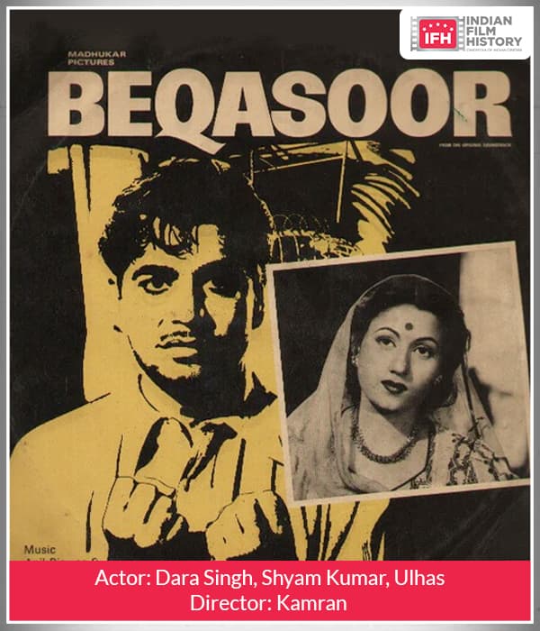 Beqasoor (1969) movie poster