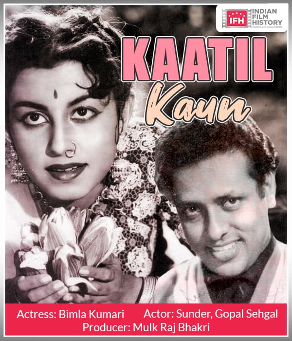 Kaatil Kaun (1959) poster