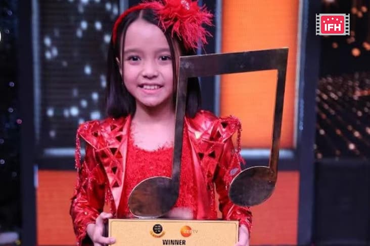 9-Year-Old Jetshen Dohna Lama Wins Sa Re Ga Ma Pa Lil Champs Winner's Trophy.