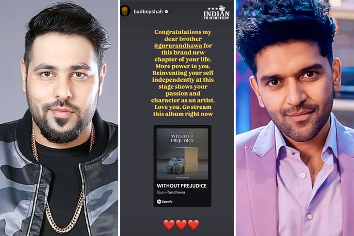 Badshah Congratulates Guru Randhawa For His New Album