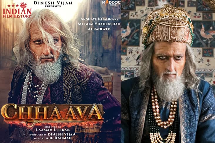Chhaava Poster Revealed Akshaye Khanna As Ruthless Mughal Ruler Aurangzeb