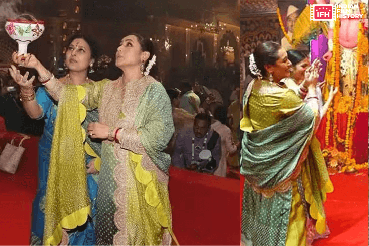 Durga Puja 2023 Rani Mukerjis Dhunuchi Naach Steals Hearts At Pandal