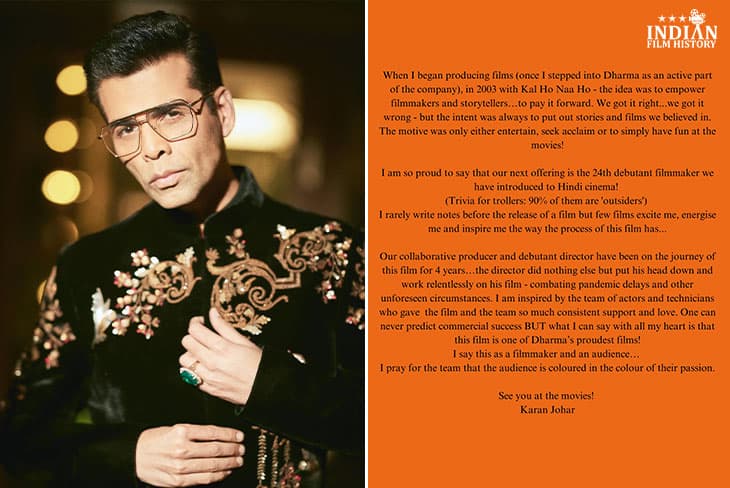 Karan Johar Gears Up To Launch A New Face In The Industry