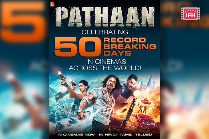 Shah Rukh Khan's Film Pathaan Completes 50 Days At The Box Office.