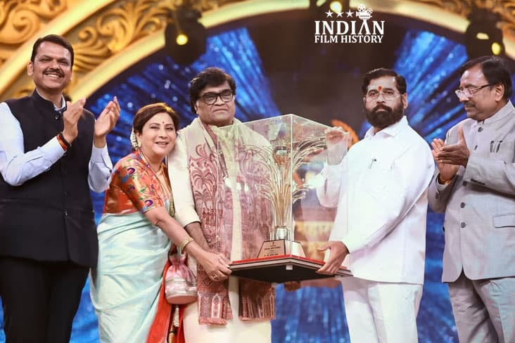 Veteran Actor Ashok Saraf Honored With Maharashtra Bhushan Puraskar