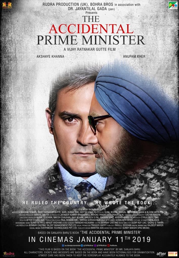 The Accidental Prime Minister (2019) movie poster