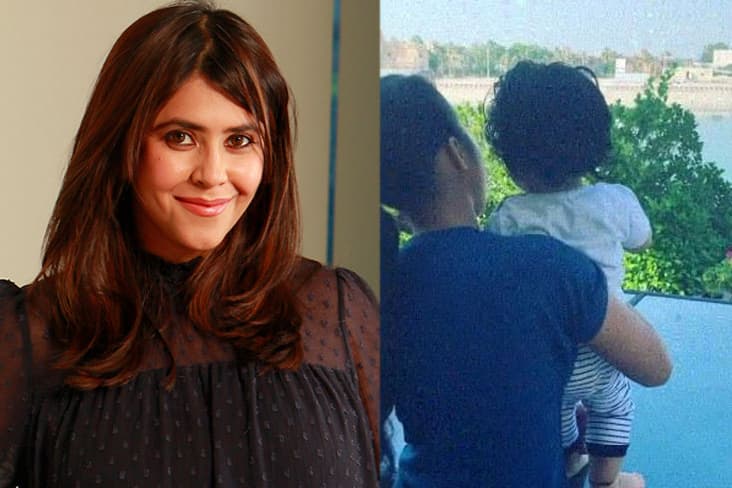 Ekta Kapoor Takes Son Ravie To Dubai