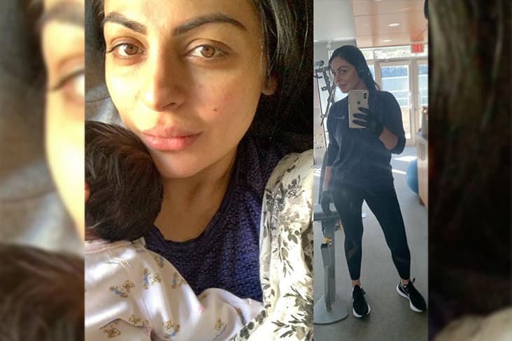 Punjabi Actress Neeru Bajwa Gives Us A Glimpse Of Her Twin Daughter