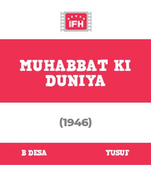 Muhabbat Ki Duniya (1946) poster