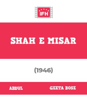 Shah E Misar (1946) poster