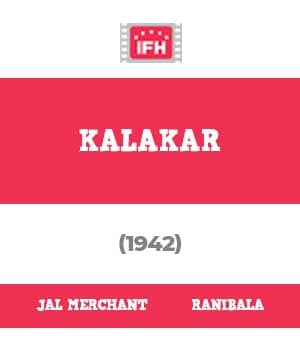 Kalakar (1942) poster