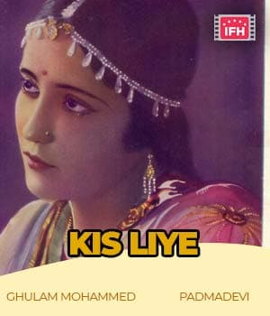 Kis Liye (1938) poster