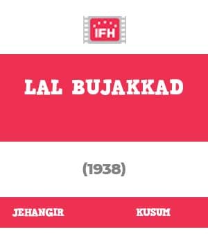 Lal Bujakkad (1938) poster